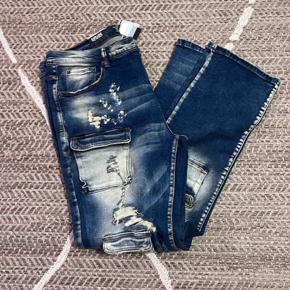 DECIBLE Mens Jeans Sz 40x34 - Picture 1 of 8